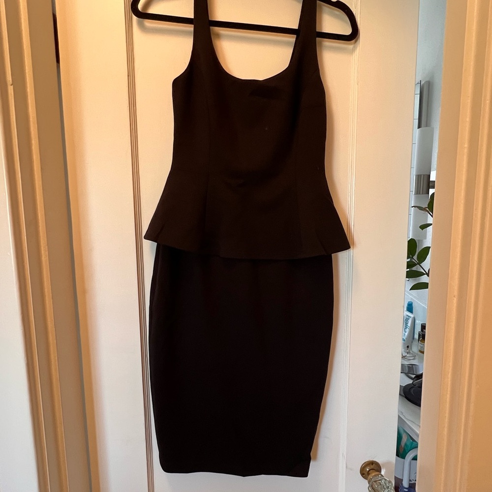 Bailey 44 Black Peplum Dress